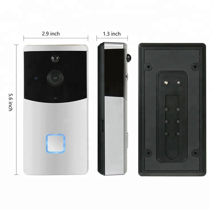Smart Security Battery Intercom Commercial Door Bell Wide Angle
