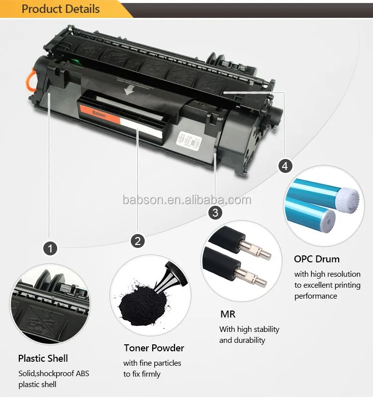 Stable Quality Compatible Black Toner Cartridge Q2612 12A for HP Printer