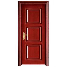 מודרני מוצק עץ חיצוני דלת טיק עץ עיקרי דלת מודלים בדלת עץ