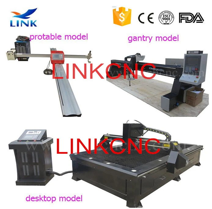 Heavy duty plasma cutting machine, metal cutting machine, plasma cutter with LINK-1560