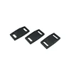 Black Color Click Two Parts Release Plastic Hats Small Plastic Buckles For Cords Webbing Bags Backpacks