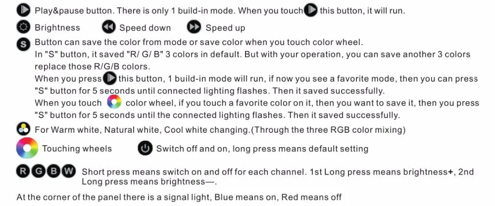 RGBW LED Strip Dimmer SR-2811PWM