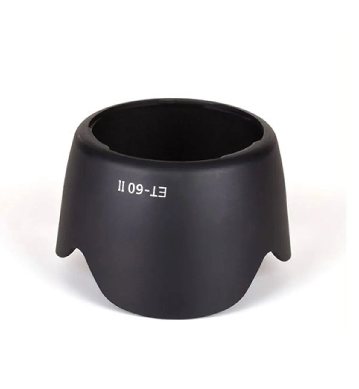 CEARI Dedicated Petal Replacement ET-60 II Bayonet Lens Hood for Canon EF-S 55-250mm F/4-5.6 IS II, EF 75-300mm F/4-5.6 III USM Lens + CEARI MicroFiber Clean Cloth