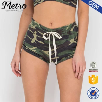 camo shorts womens