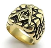 SR0821034 popular exquisite stainless steel top selling ring gold plated big style new cute jewelry
