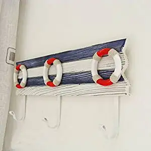 CCWY The Mediterranean style with blue and white Home Decorating Made the old style ??? 33cm hooks
