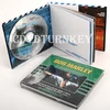 hardcover books printing cd replication with clear cd tray
