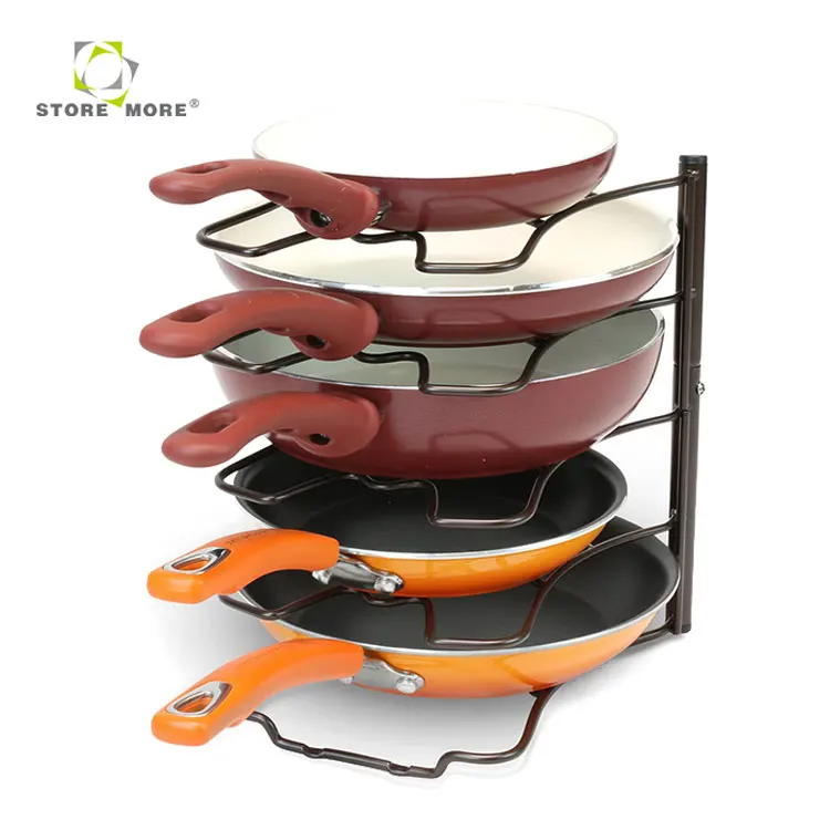 Store More Hot Selling Multitier Pot Lid Holder Pot Lid Rack,Cooking