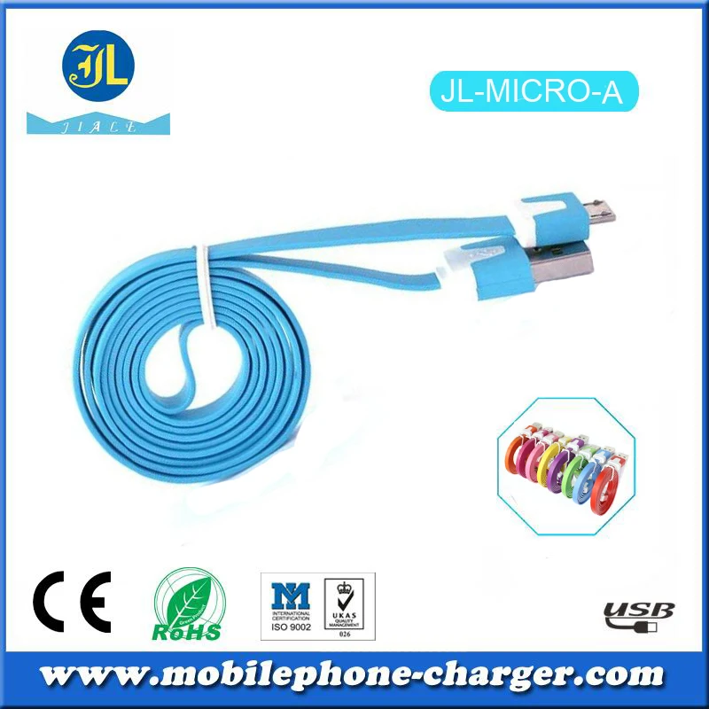 OEM USB Smartphone 3A Flat Micro Fast Colorful Efficient Android Usb ...