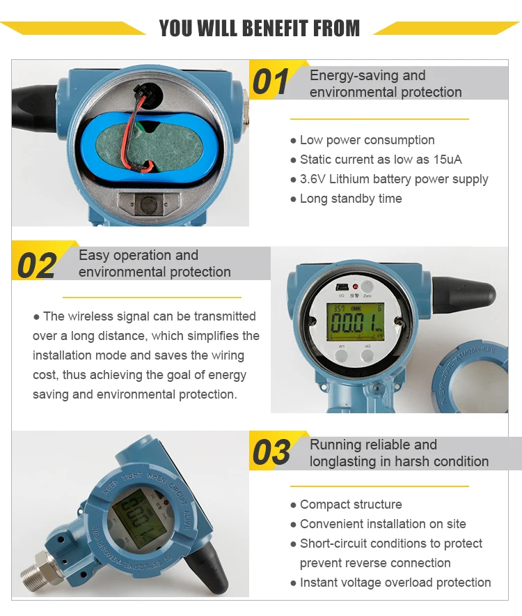 Macsensor Batterypowered Wireless Wifi Water Pressure Sensor Buy Wireless Water Pressure