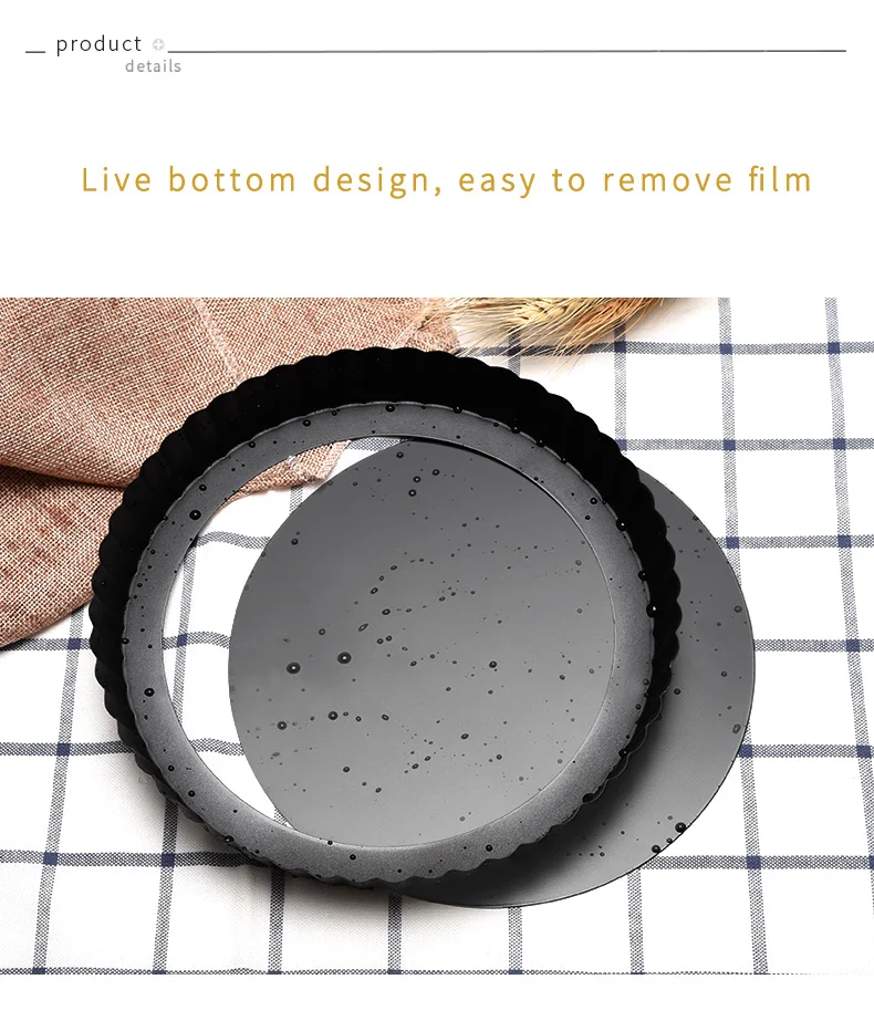 Iron Carbon Steel Pan 22cm in Black main image 1