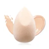 Custom Private Label Egg Shape Micro Fiber Makeup Blender Beauty Sponge Flocked Velvet Microfiber Makeup Sponge