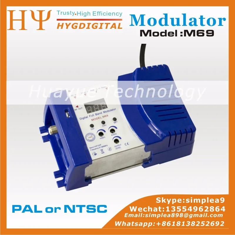 Full Band Digital Rf Modulator M69 Modulator Buy Modulator M69,Ntsc