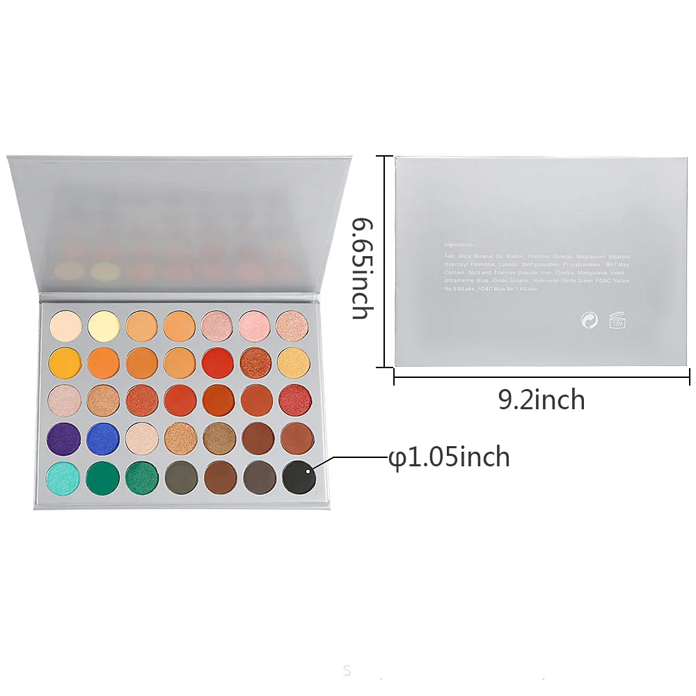 Download Wholesale Private Label 35 Colors Neutral Matte Eyeshadow ...