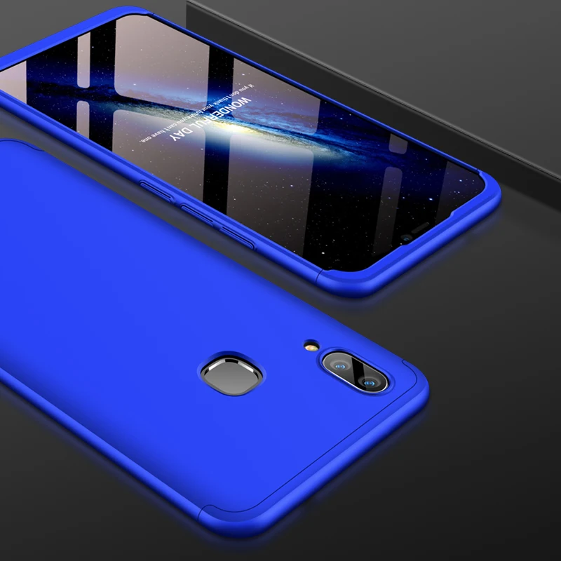 2018 hot sell 360 cover Removable 3in1 Hard PC Shield Back Cover Case for Vivo V9 phone cases
