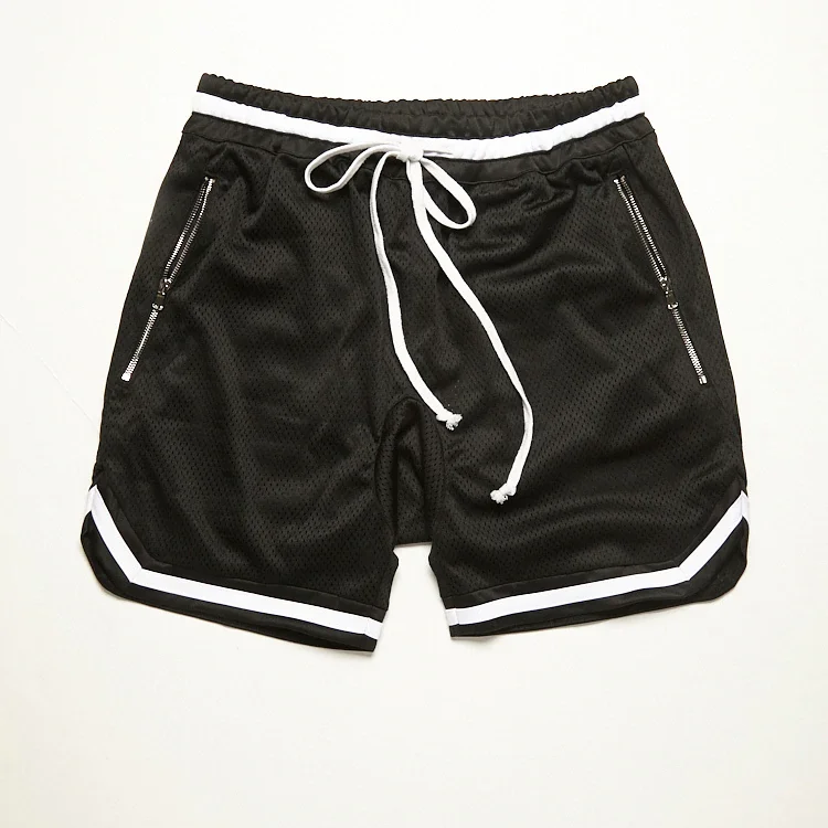 black shorts with white trim
