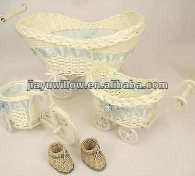 wicker hamper pram