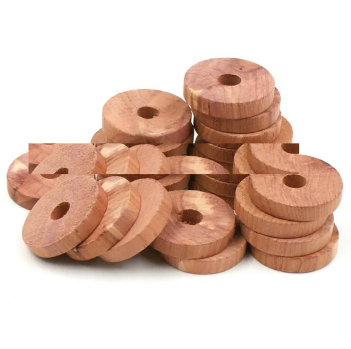 Cedar Rings Anti Moth Away Repellent For Closets And Drawers Round