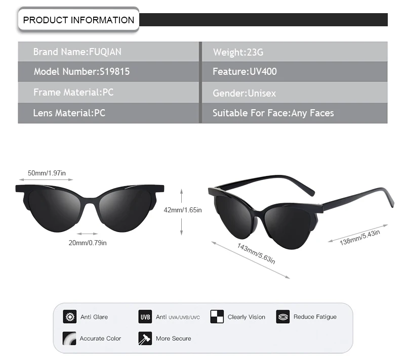 2019 Brand designer cat eye glasses sunglasses cheap custom women Sunglasses