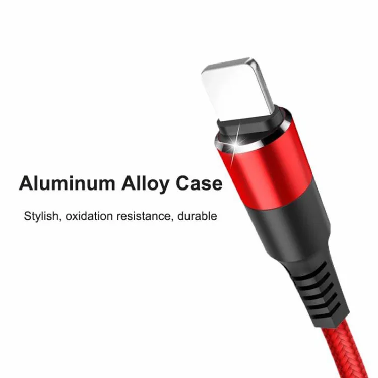 Factory Retail Nylon Braided 2.5A Type C Data Line Micro USB Cable - ANKUX.COM