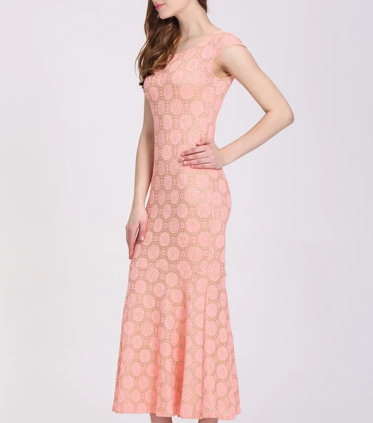 New Design Pink Color One Piece Fish Cut Evening Dress 2016 Wholesale New Design Pink Color One Piece Fish Cut Evening Dress 2016 Wholesale