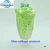 Fake vegetable hanging glass cabbage ornament unique items sell for Christmas decoration