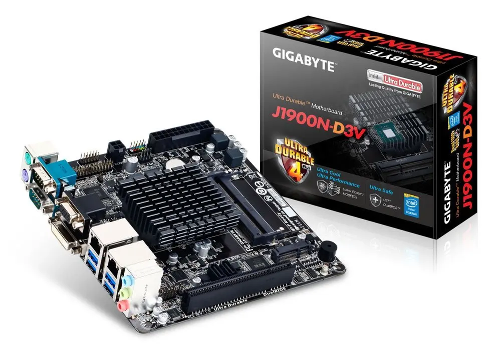 gigabyte ga-j1900n-d3v desktop motherboard - intel chipset