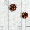 2''x4'' texture White carrara marble pattern mosaic tile in China