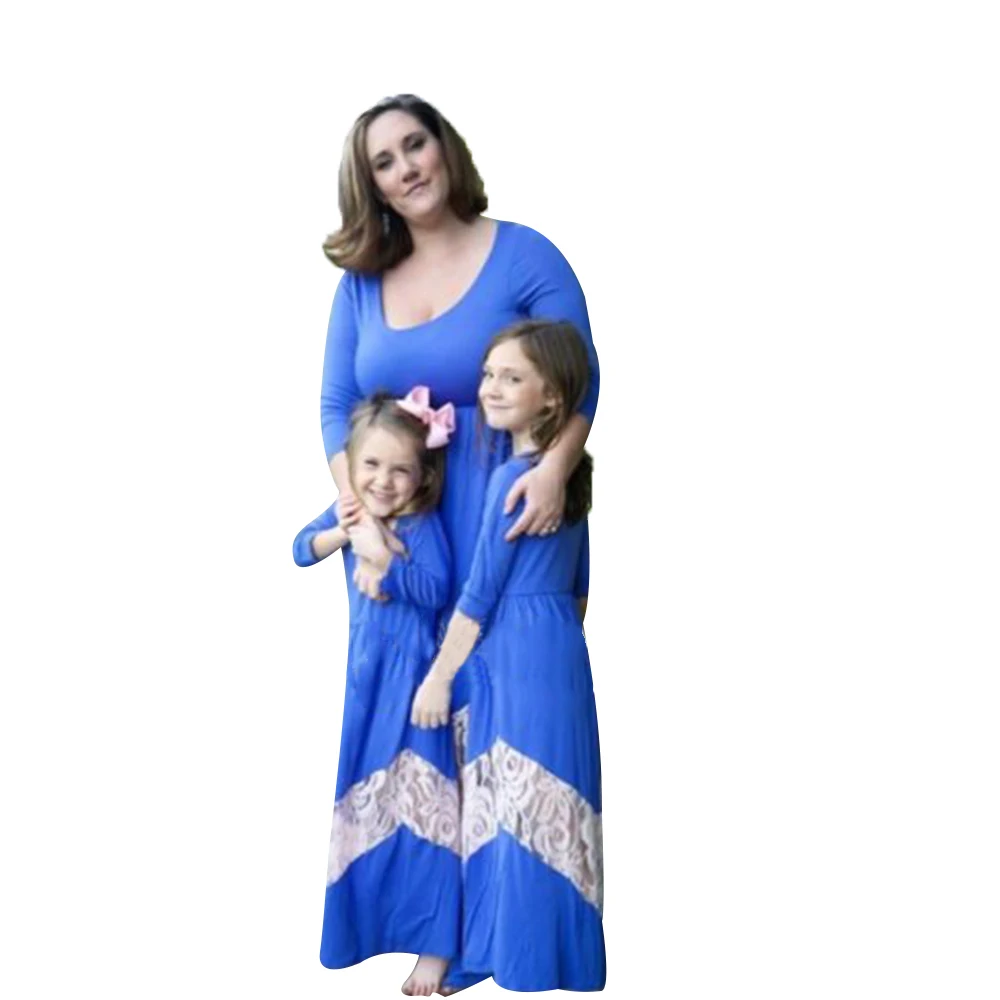 mom and daughter frocks