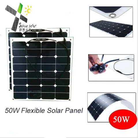 Custom made 50W Parasol/ Beach Umbrella , caravan, vehicle rated flexible solar photovoltaic panel