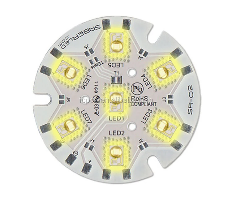 Shenzhen Fast Pcb Prototype Smd Rgb Led Pcb Board 94v 0 Led Round Pcb Shenzhen fast pcb prototype smd rgb led pcb board 94v 0 led round pcb