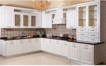 Fashion High Glossy Pvc Particle Board Kitchen Set Cabinets Buy