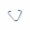 Custom Carbon Steel Small Metal Triangle Hook with Gap for Bag Decoration