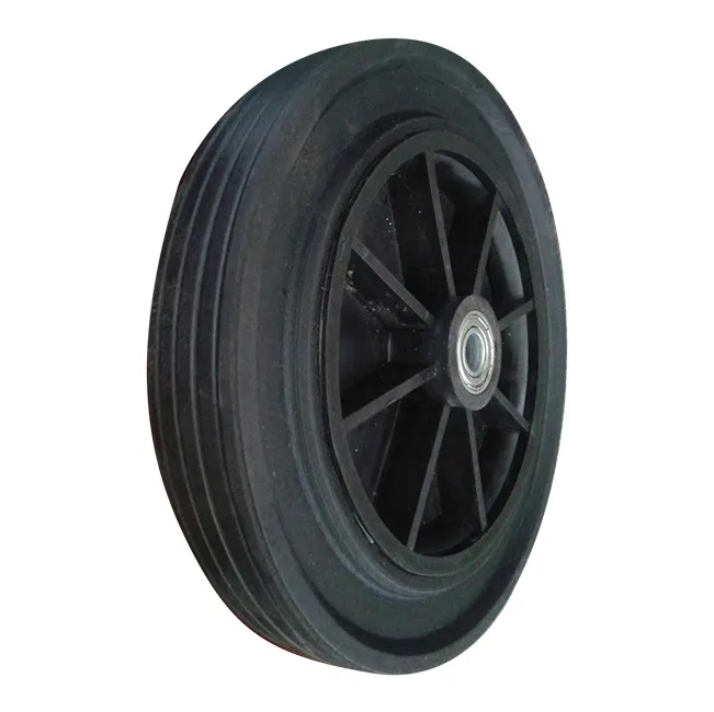 8 inch solid rubber wheels