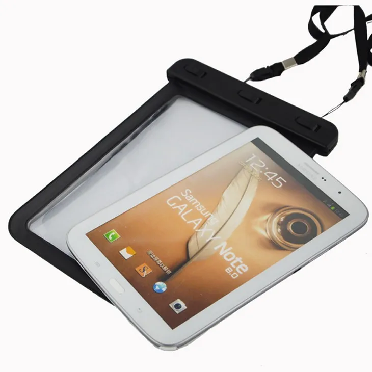 Hot sale Waterproof Bag for tablet samsung galaxy cover,PVC waterproof case for ipad mini