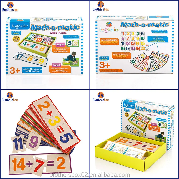 Educational Flash Memory Kids Match Cards Toys Custom Printing