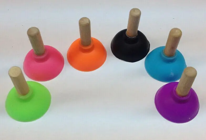 Silicone Toilet Plunger Phone Stand,Mini Sucker Toilet Plunger Stand