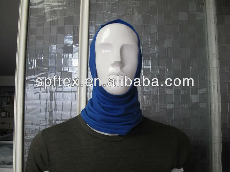Seamless Neck Tube for Headwear Made by 100% Merino Wool