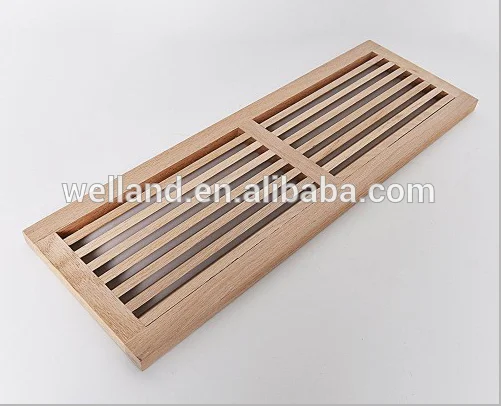 Promotional Air Conditioner Ventilation Wooden Floor Vent Grille Ventilation Wooden Floor Vent Grille