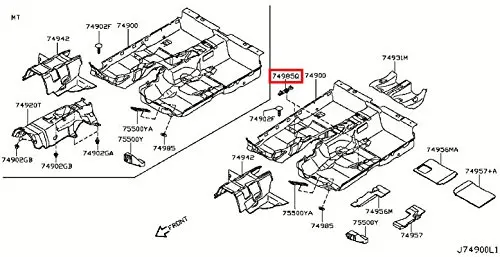 Nissan 74985 40u00