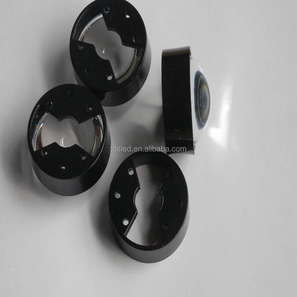 23mm Convex Lens Installed With White / Black Holder 60 Degree Beam