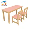 Wholesale beautiful style toddler wooden study desk chairs used in home or school W08G229