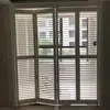 2019 folding doors shutters interior solid timber basswood window shutters