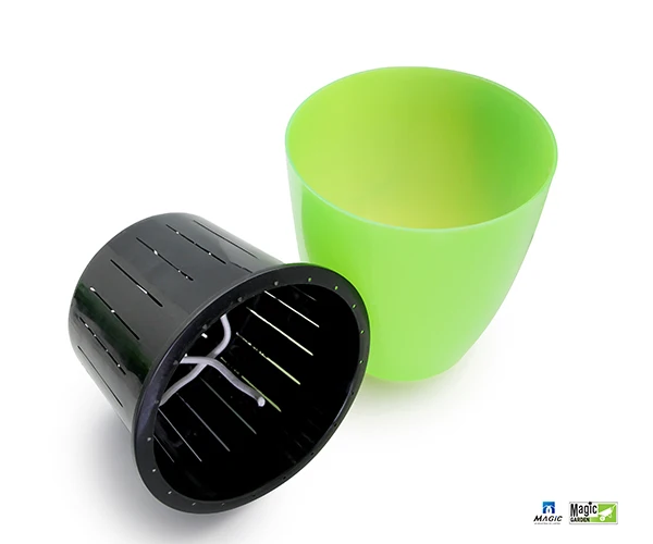 Garden Tools Colorful Self Watering Plastic Pot W/ Low Price