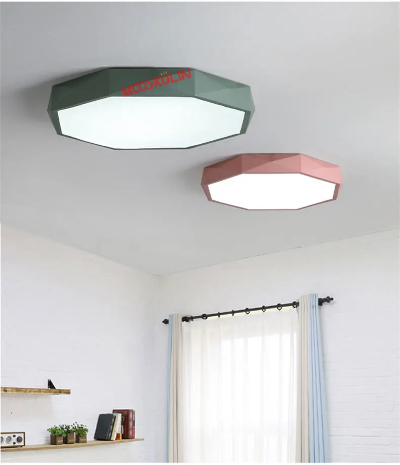 Luzes de Teto Lâmpadas para Sala Ultrafinos Ruond Estar Quarto Varanda Cozinha Lustres Sala Casa Dec Led Lustre Teto 12 Luzes de teto