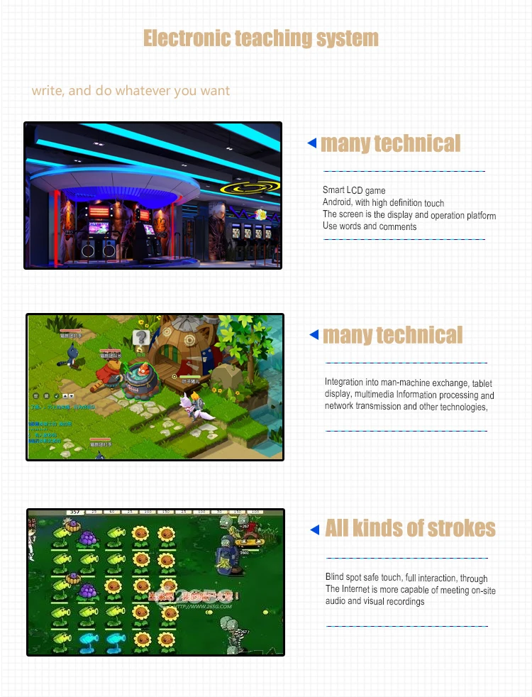 Touch Screen Game Player 21.5inch Capacitive Touch Entertainment Player