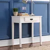 French style wood home furniture console table, balcony hanging table