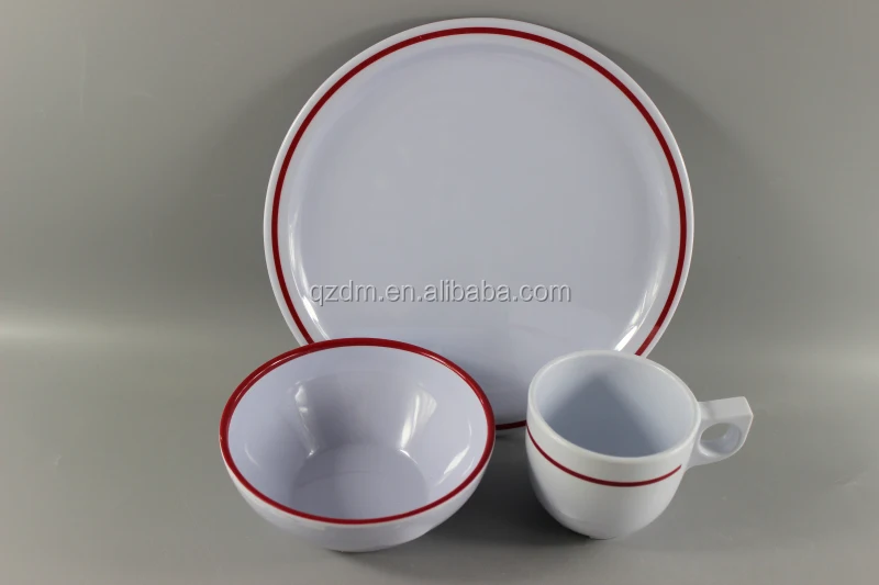 12 pcs Melamine Dinnerware Sets 3PCS