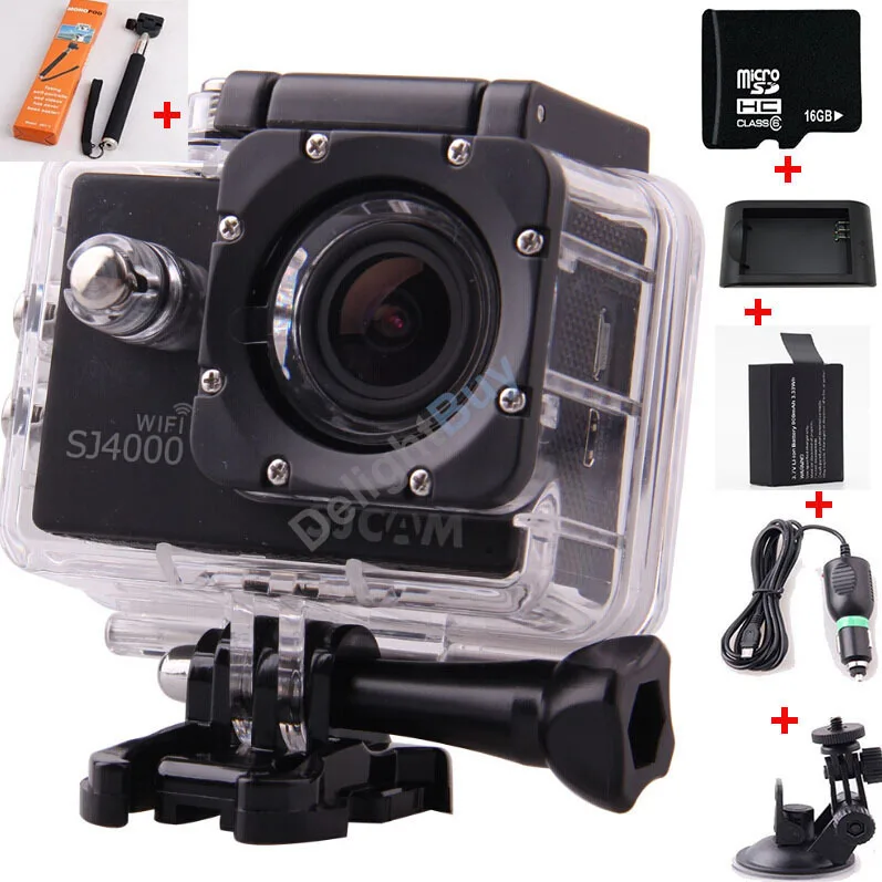 original sjcam sj4000 wifi Waterproof Action Sports Camera 1.5 Inch TFT Screen Support HD 1080P Wide Angle Lens original sjcam sj4000 wifi Waterproof Action Sports Camera 1.5 Inch TFT Screen Support HD 1080P Wide Angle Lens