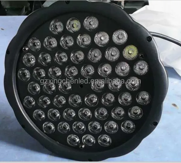 Plastic housing 54*1w led flat par light hot in Dragon Mart